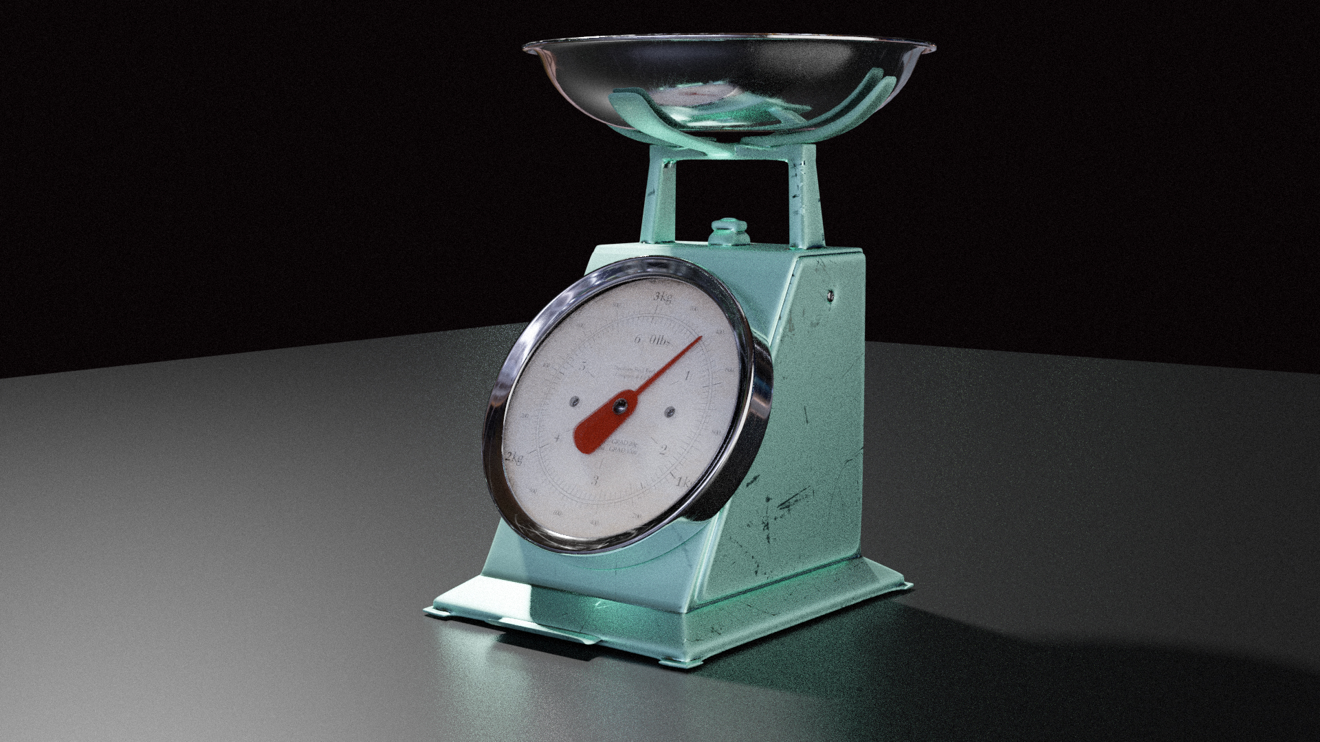 Old / Vintage Kitchen Scale (Scenefiller) by Davilion preview image 2